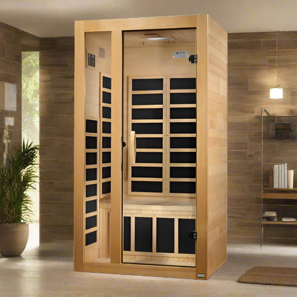 Golden Designs Saunas Dynamic Gracia 1-2 Person Low EMF FAR IR Sauna (DYN-6119-01)