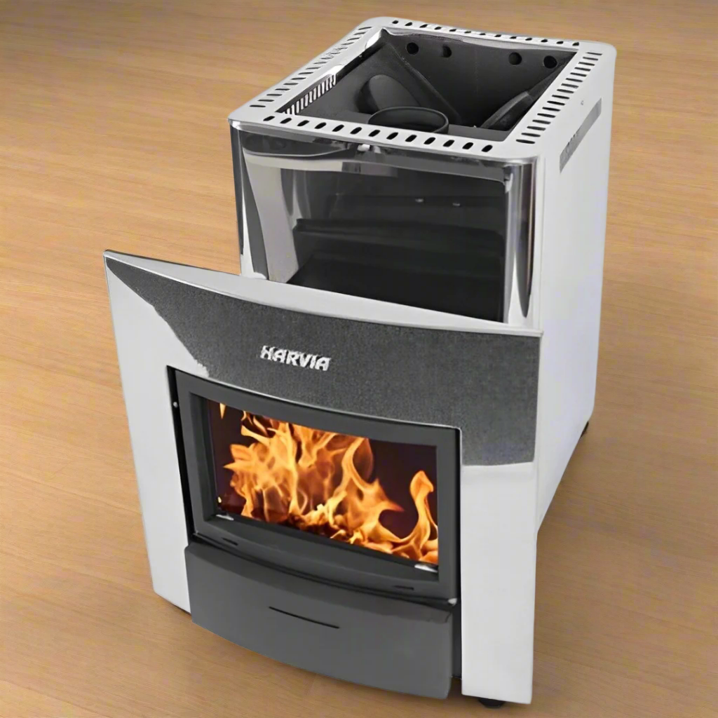 Harvia Heaters Harvia Pro 20 Duo 24.1kW Steel Wood Burning Sauna Stove