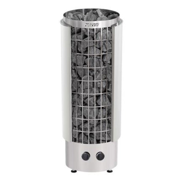 Harvia Heaters Harvia Cilindro PC90 9kW Electric Sauna Heater with Built-In Controls