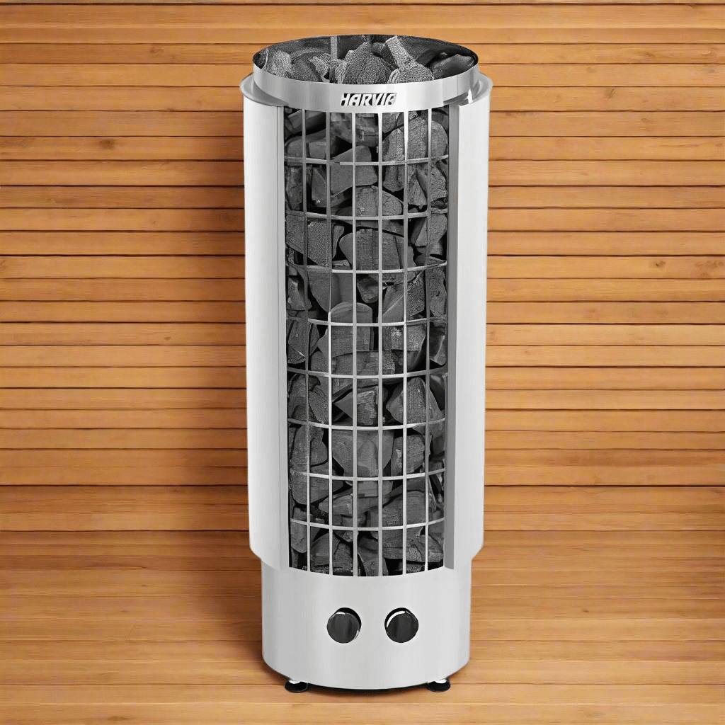 Harvia Heaters Harvia Cilindro PC80 8kW Electric Sauna Heater with Built-in Controls