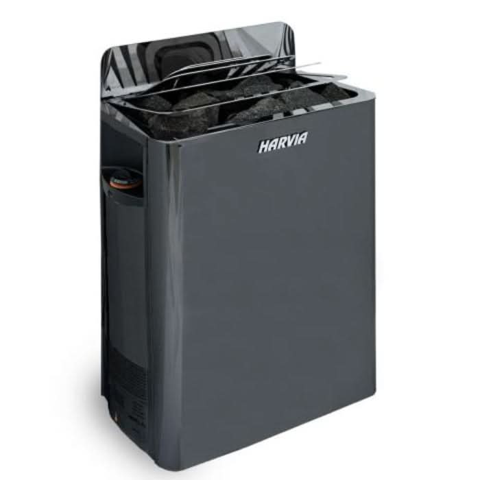 Harvia Heaters Harvia SW60 The Wall 6kW Electric Sauna Heater - Black Stainless Steel