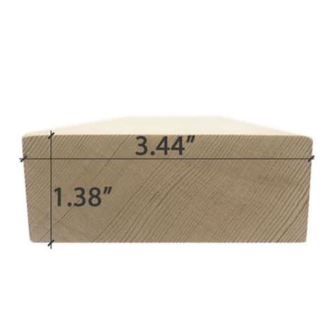 ProSaunas Accessories Prosaunas Hemlock 2x4 VG S4SEE Bench Material
