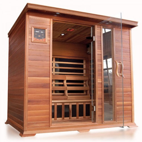 Sunray Saunas Sunray Savannah 3-Person Indoor Infrared Cedar Sauna