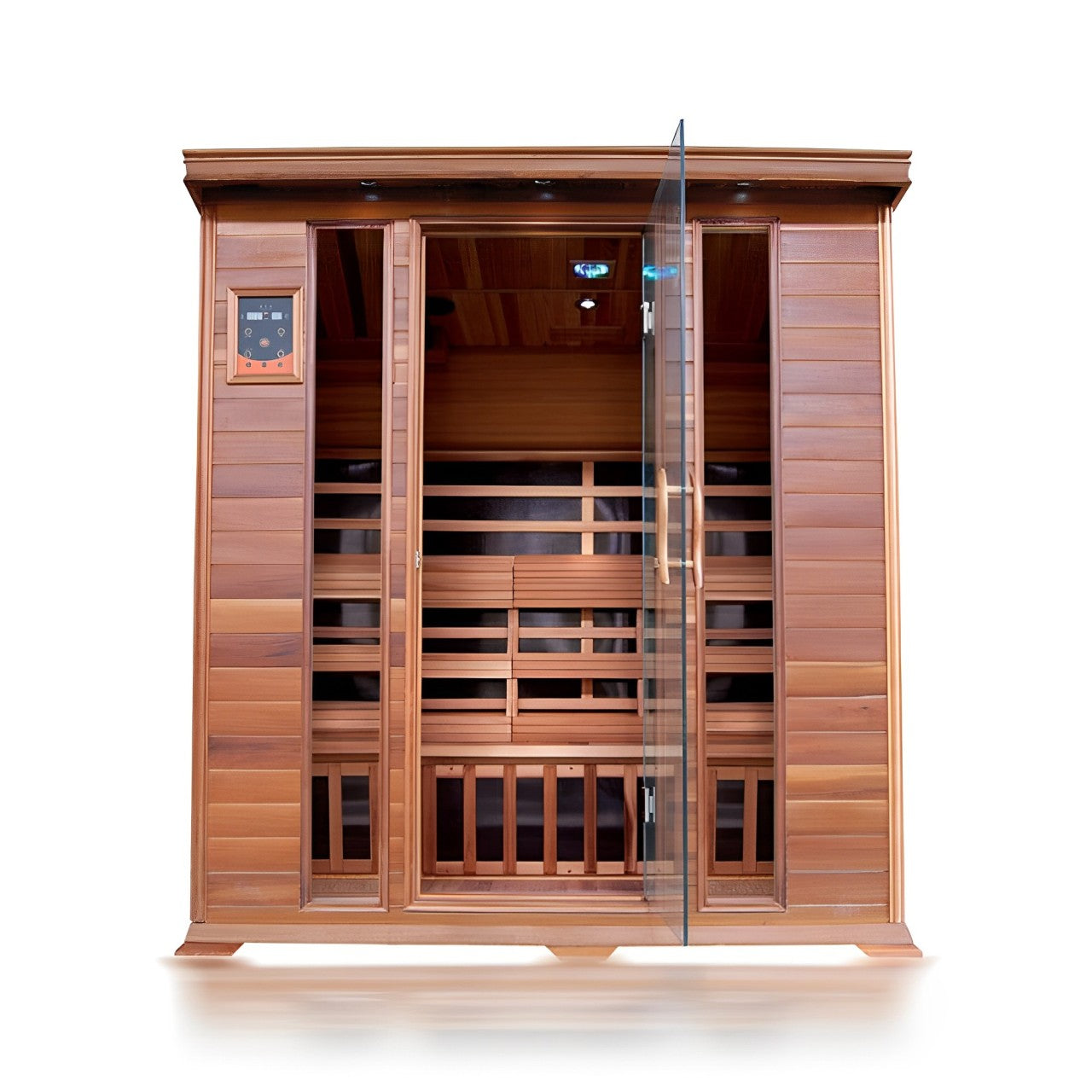 Sunray Saunas Sunray Sequoia 4-Person Indoor Infrared Cedar Sauna