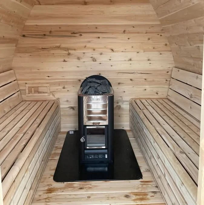 True North Saunas Saunas True North Canadian Made 4-8 Person Outdoor Traditional Tiny Pod Sauna