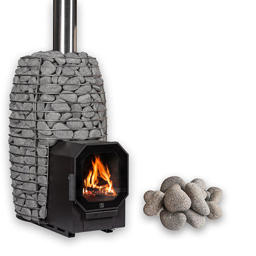 HUUM HIVE Flow LS sauna stove package with stove and included sauna stones