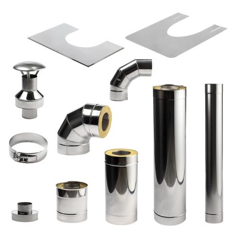 HUUM Accessories HUUM Thru-Wall Chimney Kit