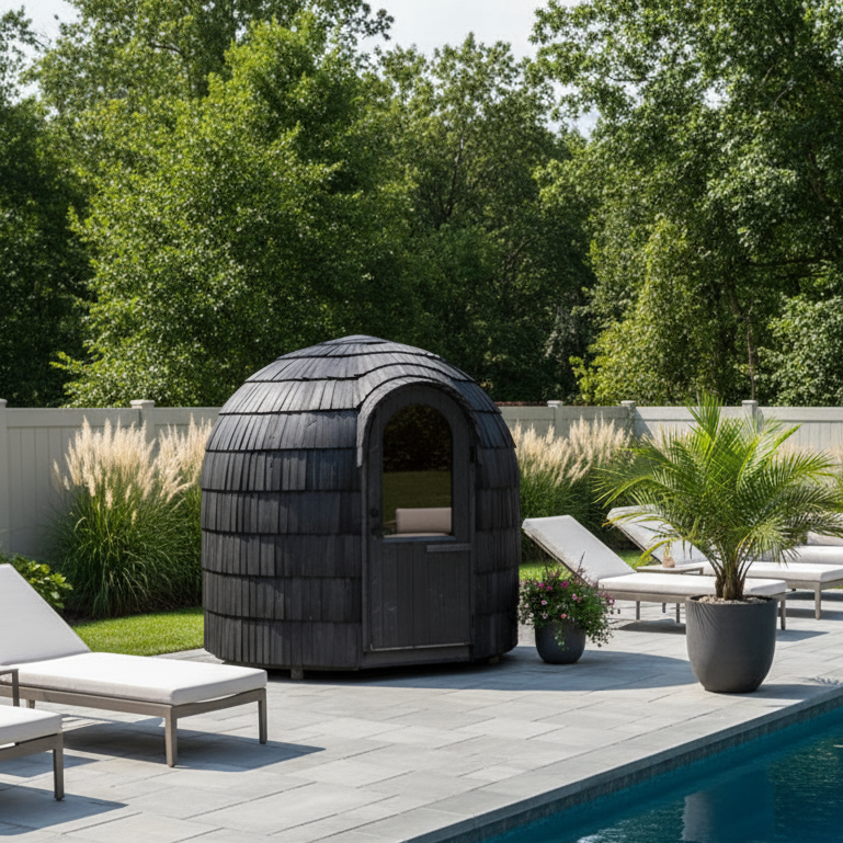Iglucraft Saunas Iglucraft Single Iglusauna 4 Person Outdoor Sauna