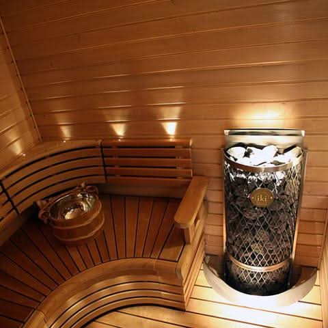 IKI Heaters IKI Wall Series 6B 6kW Sauna Heater, Built-In Controls