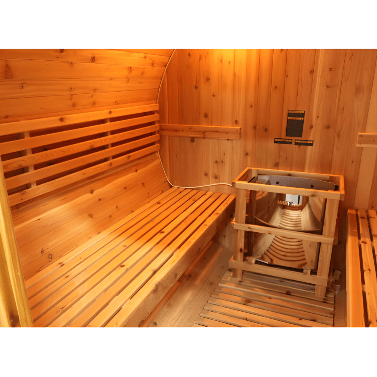 Sunray Traditional Saunas Sunray Galley 4-Person Traditional Barrel Sauna