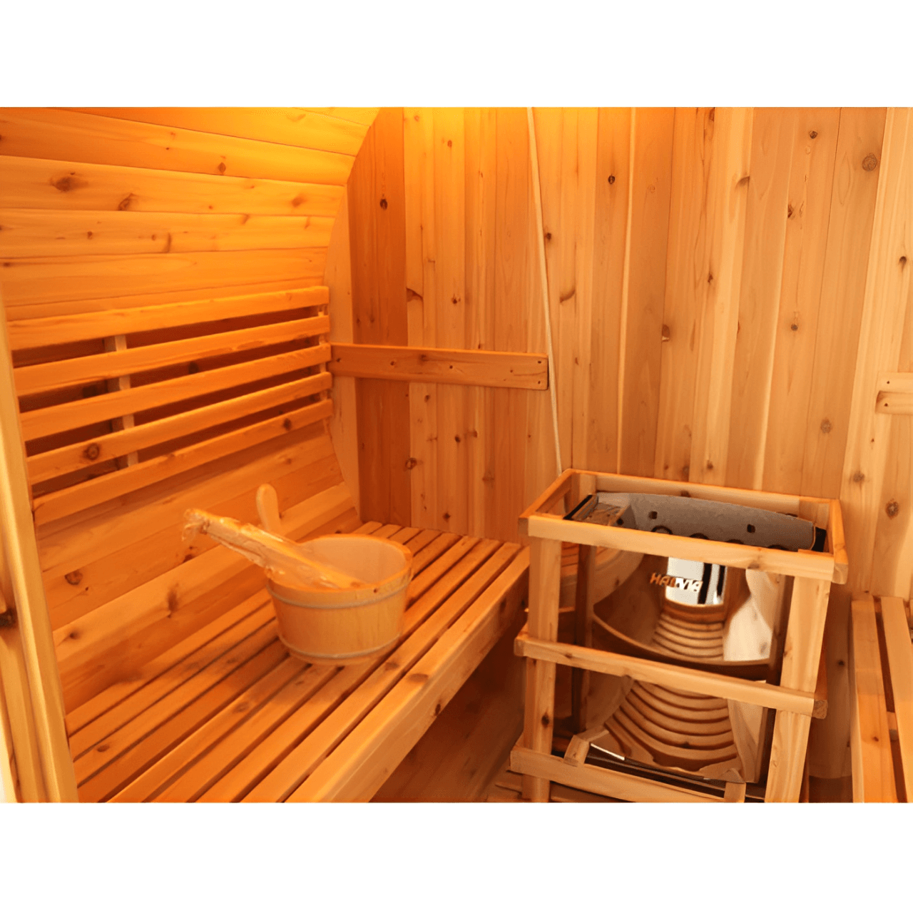 Sunray Traditional Saunas Sunray Aurora 2-4 Person Barrel Sauna