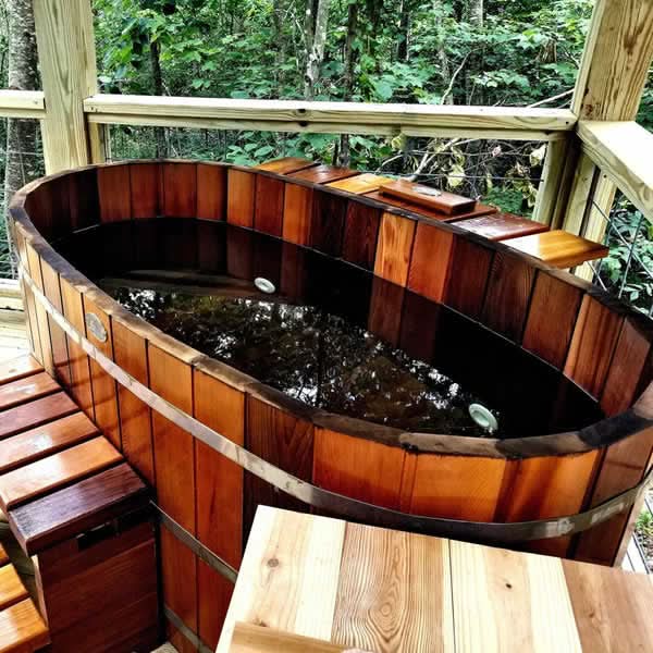 Northern Lights Hot Tubs Northern Lights Electric 2 Person Ofuro Tub Package