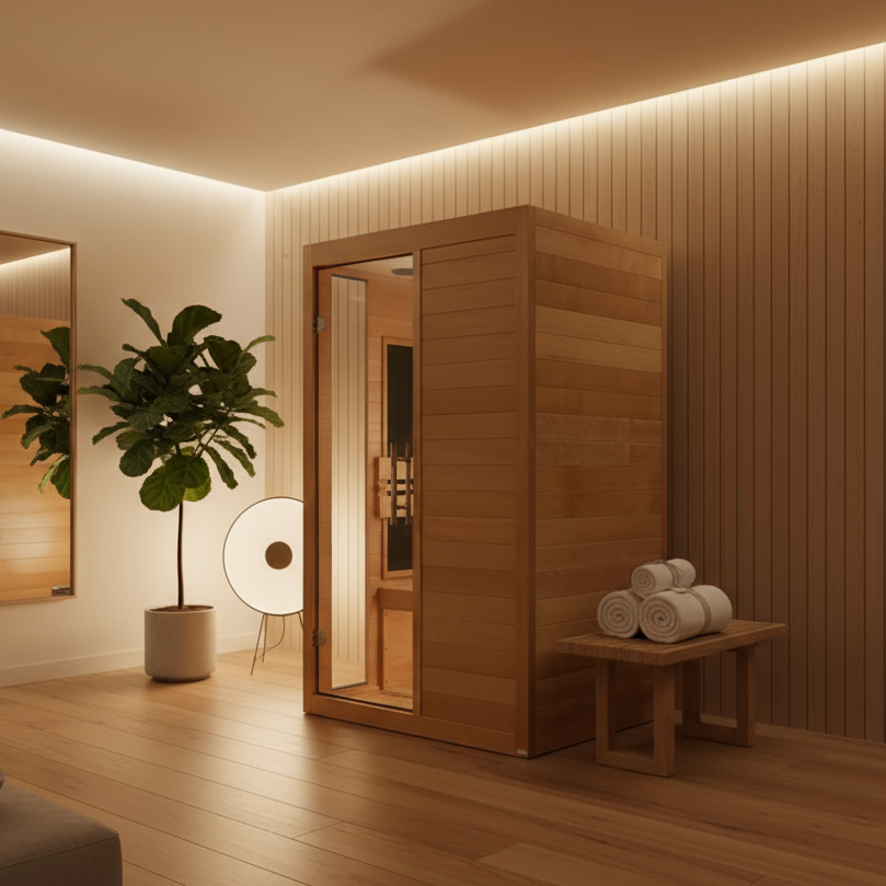 Golden Designs Saunas Golden Designs Dynamic Lucca 2 Person Ultra Low EMF FAR IR Sauna (DYN-6215-05 Elite)