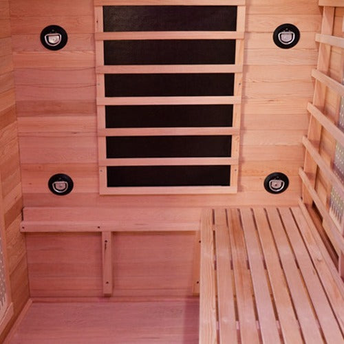 FitSauna Saunas FitSauna XL 3 Person Hemlock Infrared Sauna Cabin with Fitness System