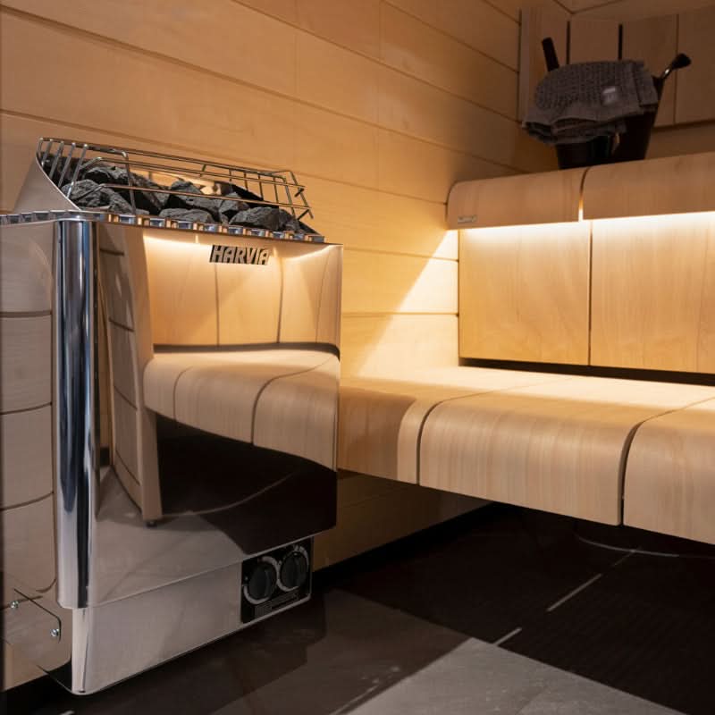 Harvia Heaters Harvia KIP80B 8kW Electric Sauna Heater with Built-in Controls
