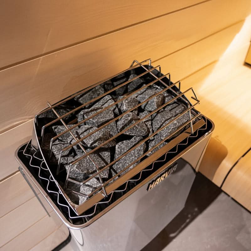 Harvia Heaters Harvia KIP80B 8kW Electric Sauna Heater with Built-in Controls