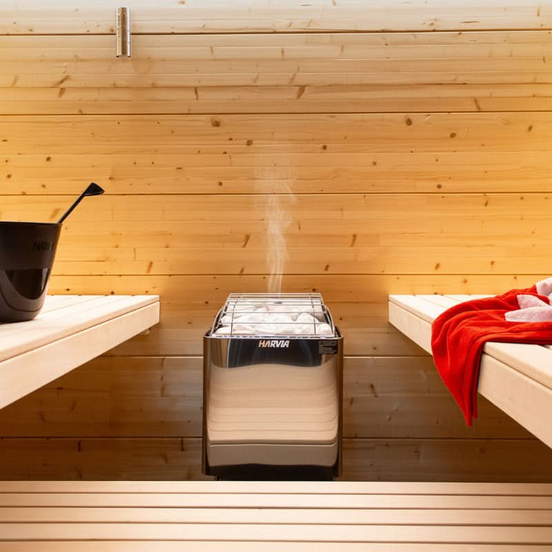 Harvia Heaters Harvia KIP80B 8kW Electric Sauna Heater with Built-in Controls