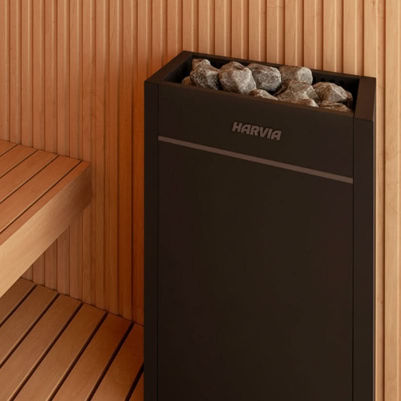 Harvia Heaters Harvia Virta HL60E 6kW Electric Sauna Heater with Xenio Digital Controller