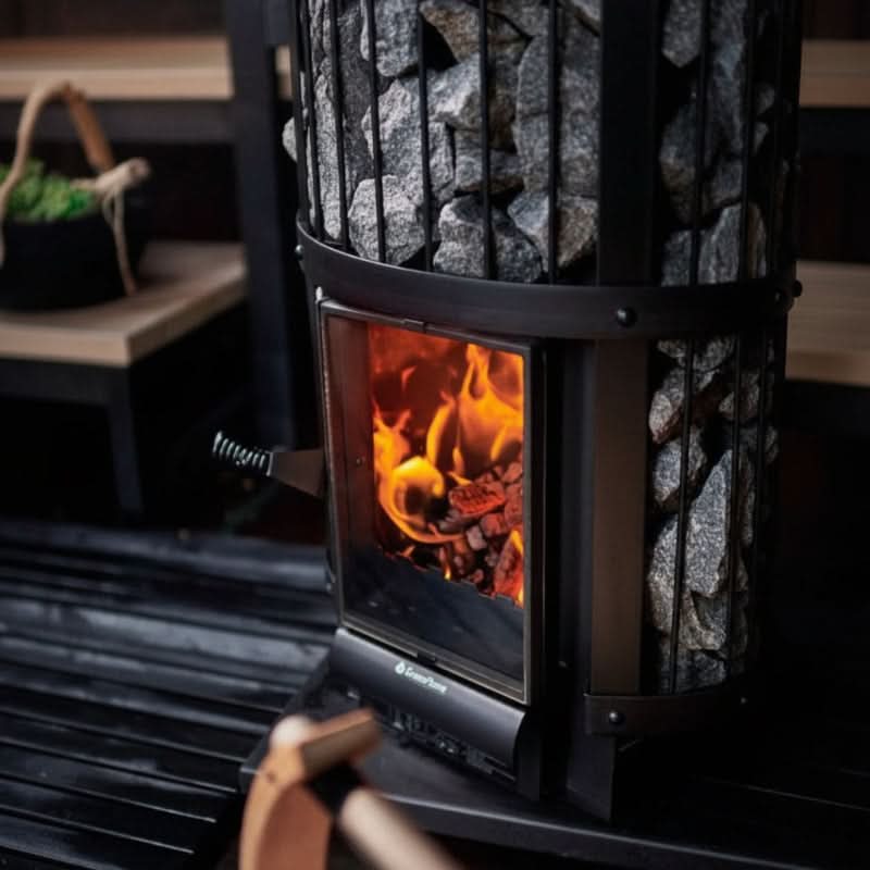 Harvia Heaters Harvia Legend 240 Green flame 15.9kW Wood Burning Sauna Stove