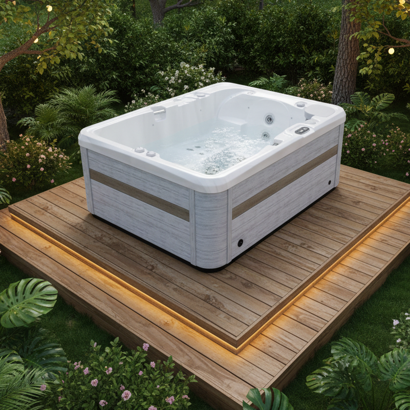 Luxury Spas Hot Tubs Luxury Spas Largo 3 Person Hybrid Plug N Play Hot Tub