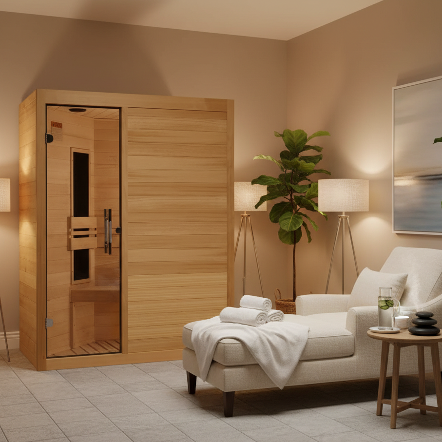 Golden Designs Saunas Golden Designs Maxxus "S-Line" 3 Person Low EMF FAR IR Sauna (MX-S306-01)