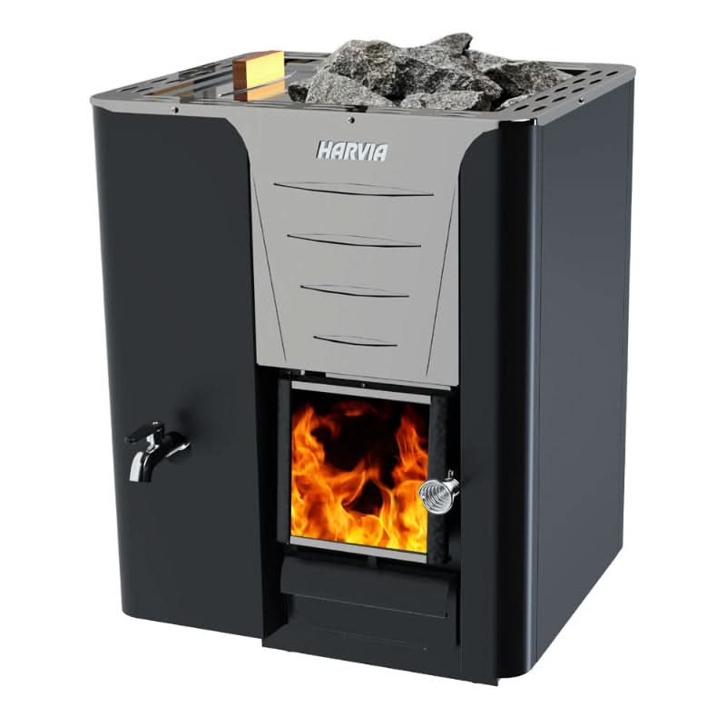 Harvia Heaters Harvia Pro 20 LS 24.1kW Wood-Burning Sauna Stove with Water Tank