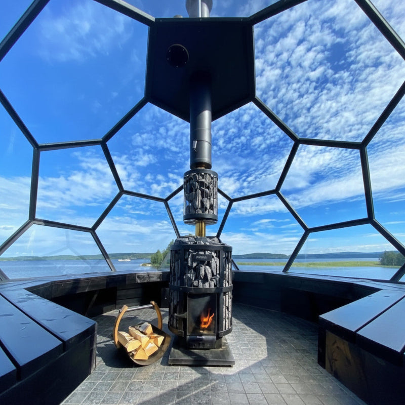 Harvia Heaters Harvia Legend 240 Green flame 15.9kW Wood Burning Sauna Stove