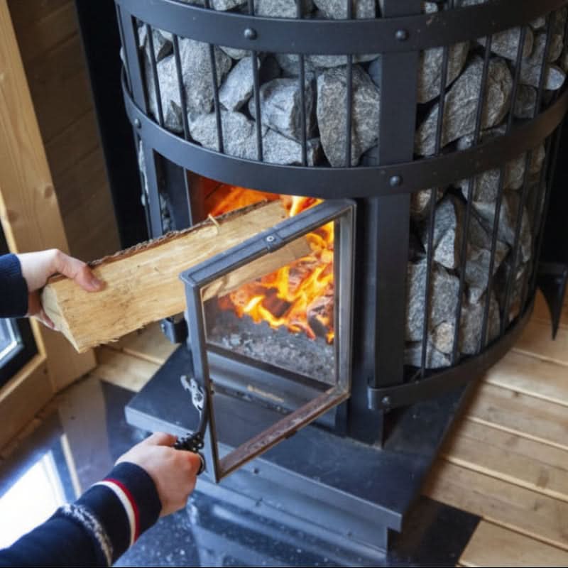 Harvia Heaters Harvia Legend 240 Green flame 15.9kW Wood Burning Sauna Stove