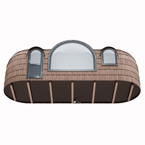 Iglucraft Saunas Iglucraft Panoramic Iglusauna 6 Person Wood Fired Outdoor Sauna