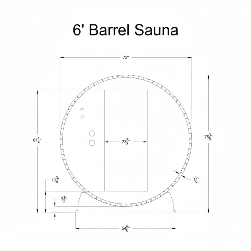 Almost Heaven Saunas & Hot Tubs Almost Heaven Salem 2 Person Barrel Sauna & Almost Heaven Sindri 2 Person Wood Fired Hot Tub