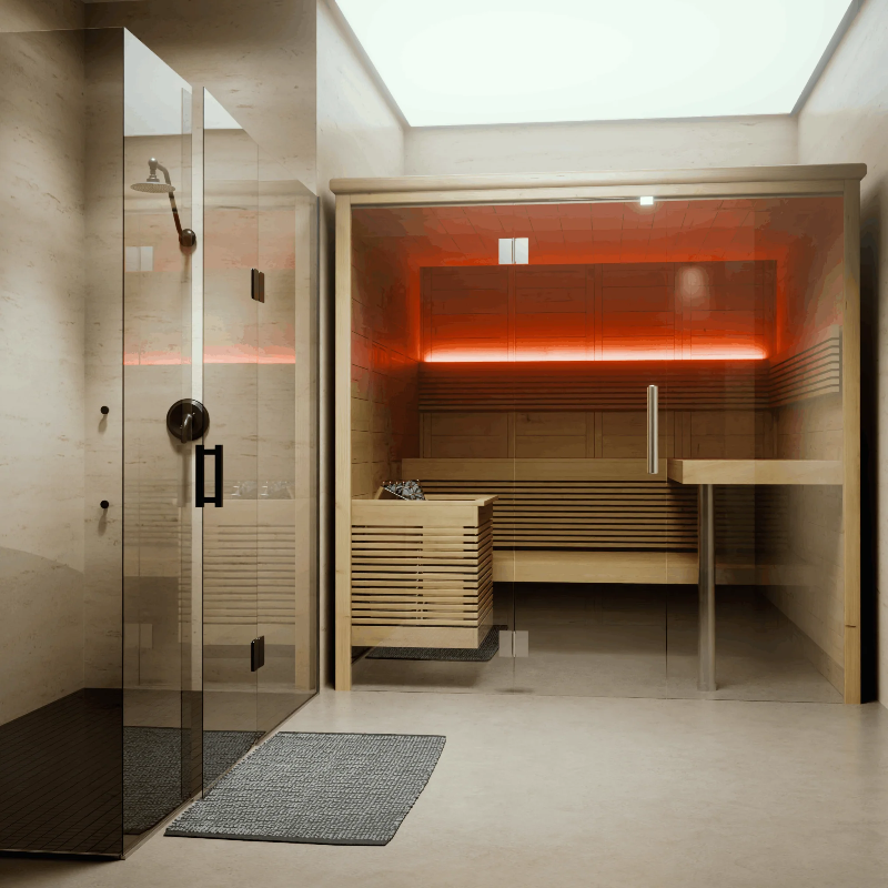 Almost Heaven Saunas Almost Heaven Everwood 2-5 Person Indoor Sauna — Heritage Collection