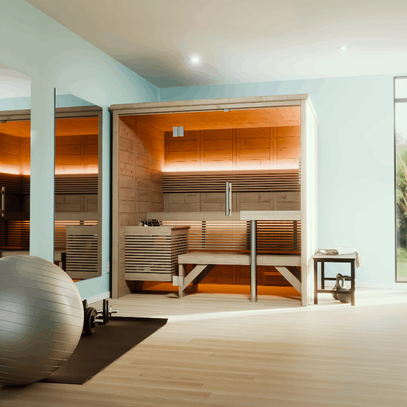 Almost Heaven Saunas Almost Heaven Everwood 2-5 Person Indoor Sauna — Heritage Collection