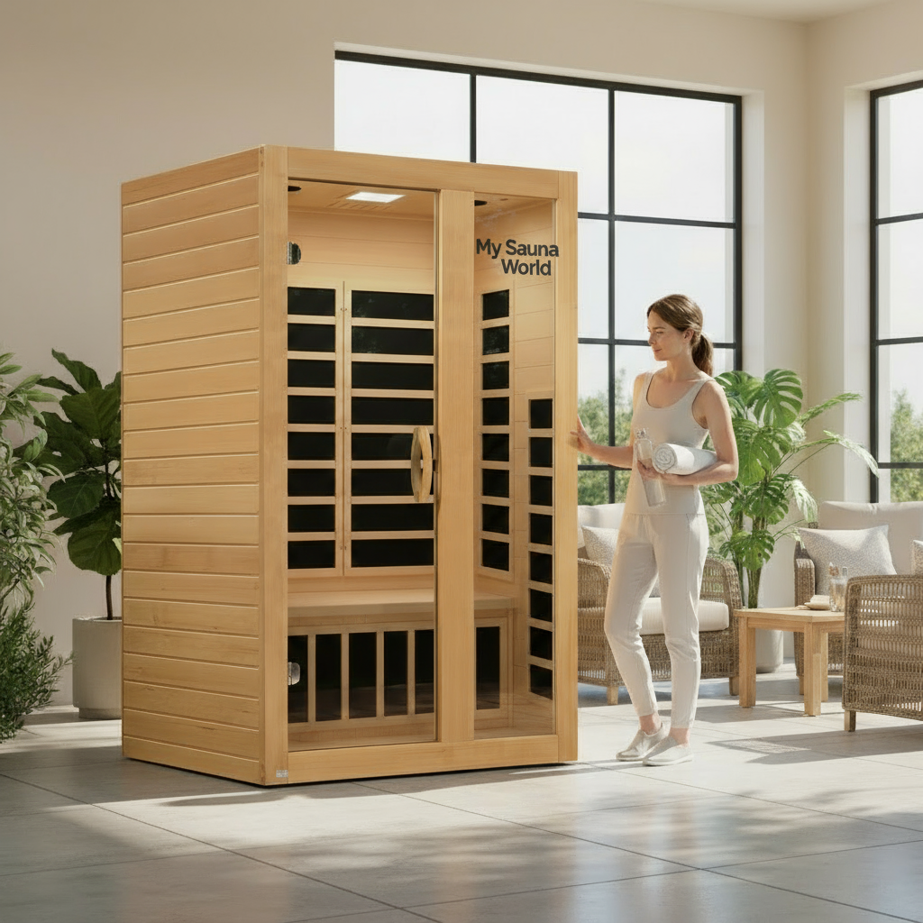 Golden Designs Saunas Golden Designs Dynamic Serena 2 Person Low EMF FAR IR Sauna (DYN-6229-01)