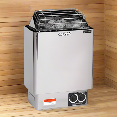 Harvia Heaters Harvia KIP45B 4.5kW Electric Sauna Heater with Built-in Controls