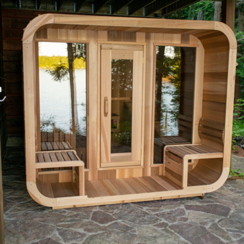 Dundalk LeisureCraft Saunas Dundalk Leisure Knotty Cedar Outdoor Luna Sauna