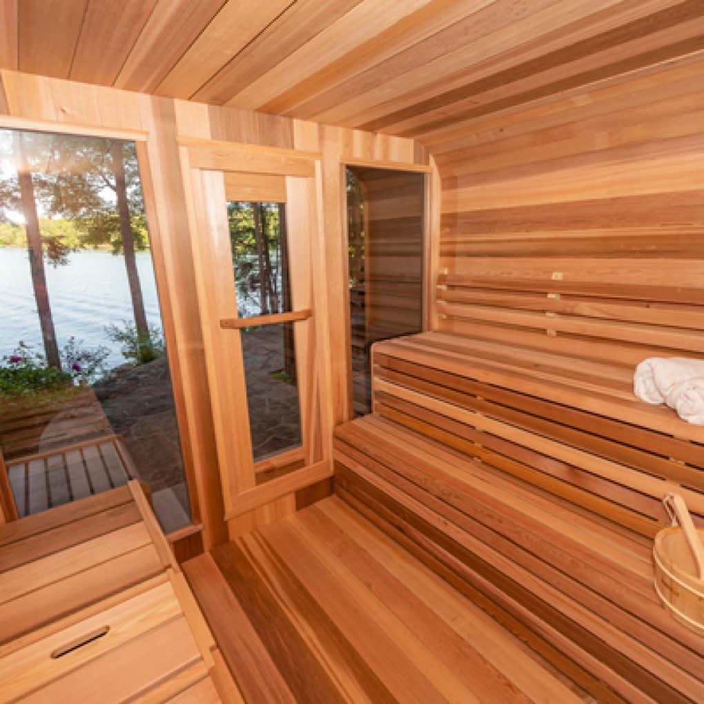 Dundalk LeisureCraft Saunas Dundalk Leisure Knotty Cedar Outdoor Luna Sauna