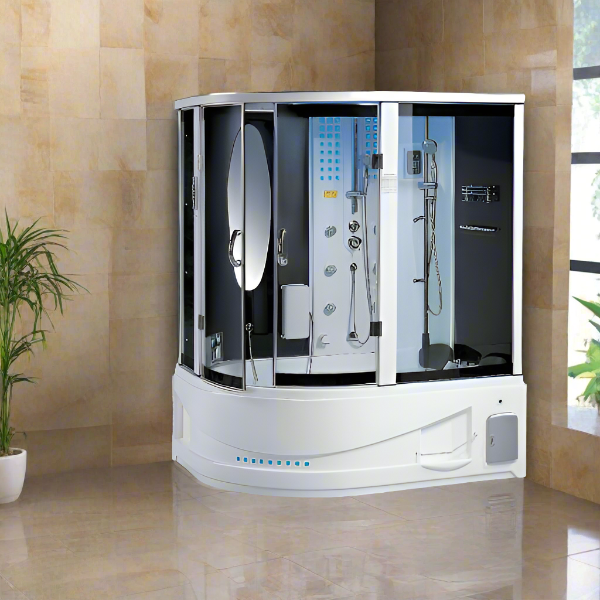 Maya Bath Showers Maya Bath Siena 2-Person Freestanding Steam Shower