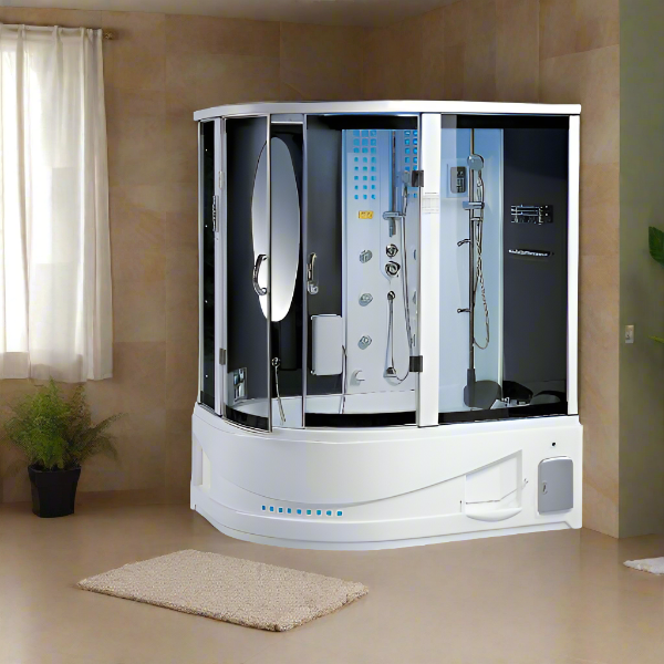 Maya Bath Showers Maya Bath Siena 2-Person Freestanding Steam Shower