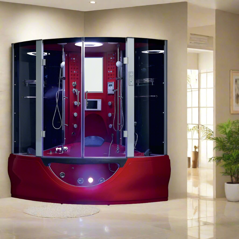 Maya Bath Showers Maya Bath Valencia 2-Person Freestanding Steam Shower