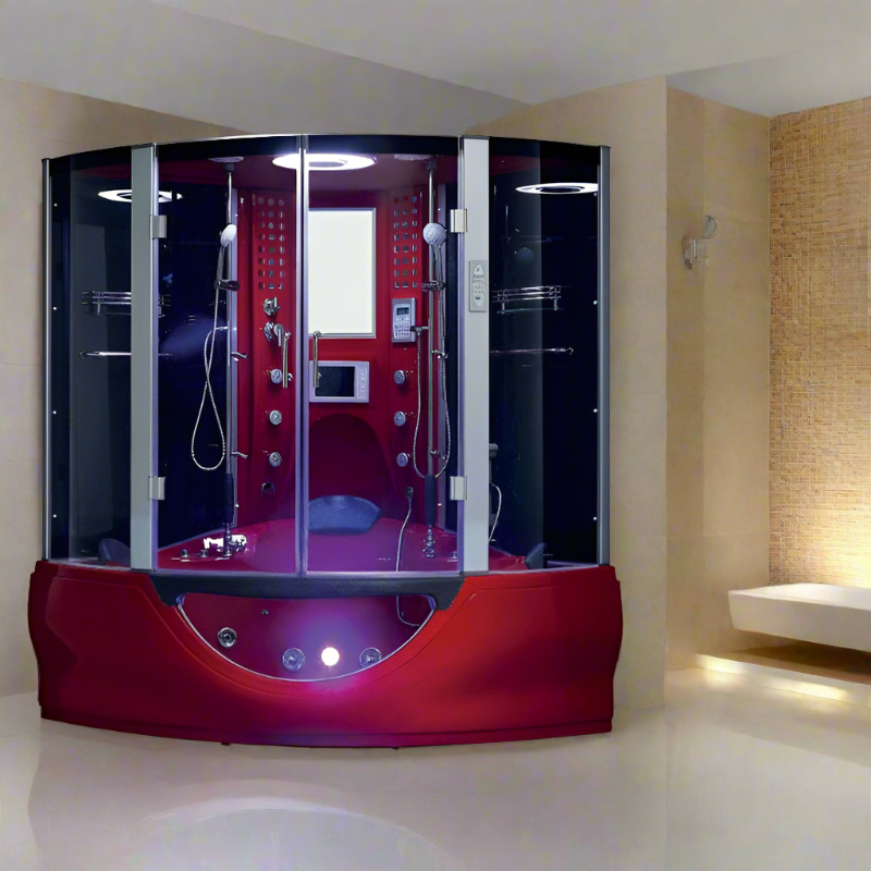 Maya Bath Showers Maya Bath Valencia 2-Person Freestanding Steam Shower
