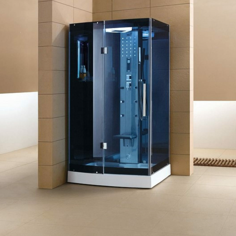 Mesa Showers Mesa WS-300A Steam Shower - 47"W x 35"D x 85"H (Blue Glass)