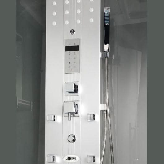 Mesa Showers Mesa WS-300A Steam Shower - 47"W x 35"D x 85"H (Blue Glass)