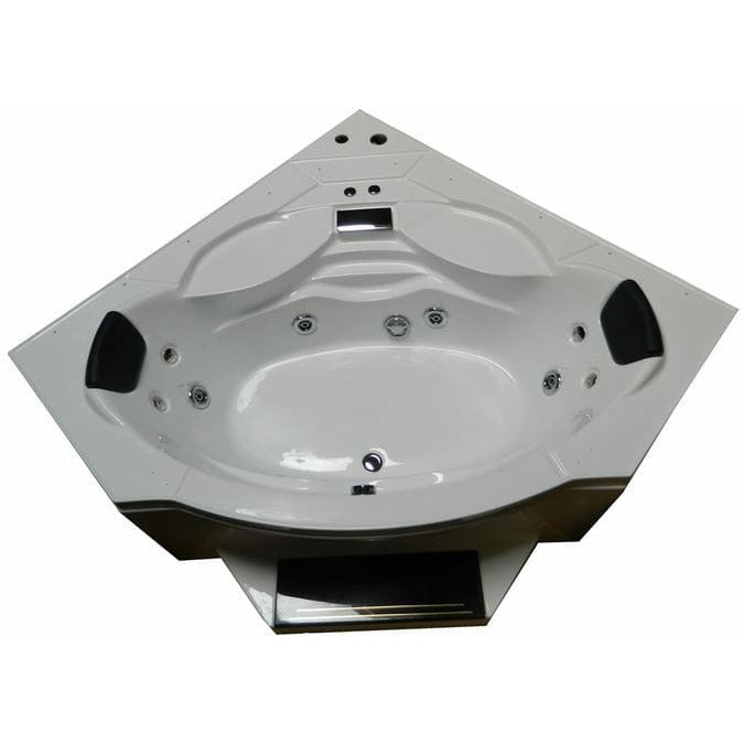 Mesa Showers Mesa WS-608A 2 Person Corner Steam Shower with Jetted Tub - 63" x 63" x 85"