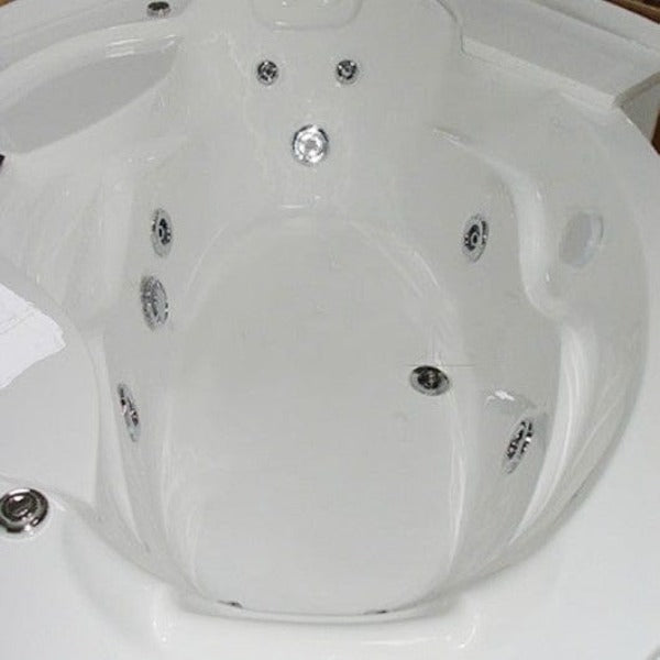 Mesa Showers Mesa WS-608P Steam Shower Tub Combo-63"x63"x85" (Blue Glass)