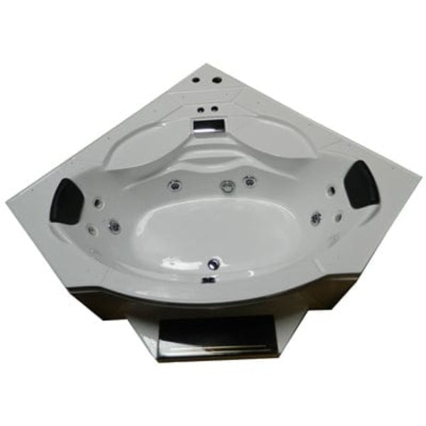 Mesa Showers Mesa WS-608P Steam Shower Tub Combo-63"x63"x85" (Blue Glass)