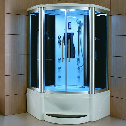 Mesa WS-609P 1 Person Walk-In Steam Shower with Jetted Tub