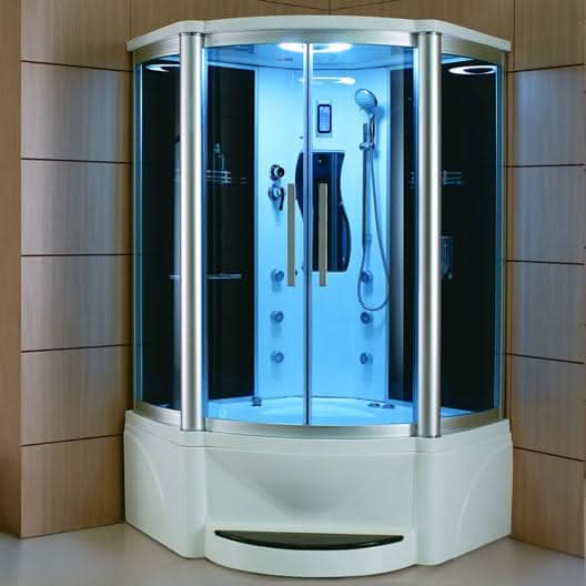 Mesa Showers Mesa WS-609P Steam Shower Tub Combo - 48" x 48" x 85"