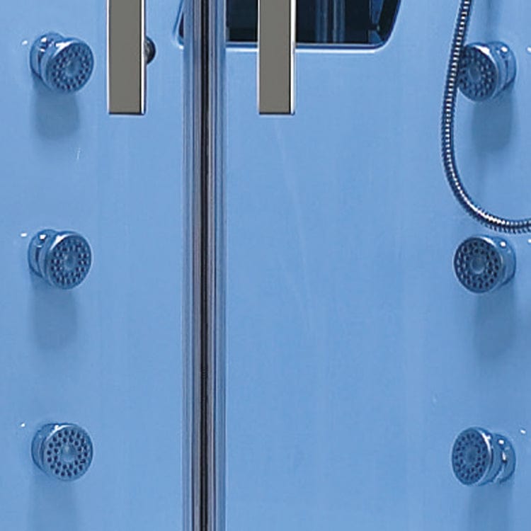 Mesa WS-609P 1 Person Walk-In Steam Shower with Jetted Tub