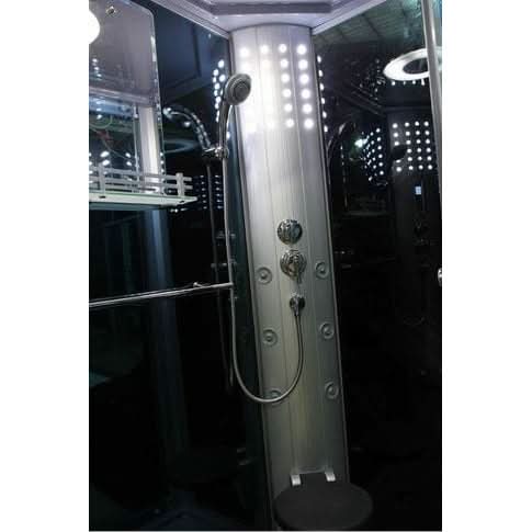 Mesa Showers Mesa WS-802L 1 Person Walk-In Steam Shower - 45"W x 32"D x 85"H (Blue Glass)