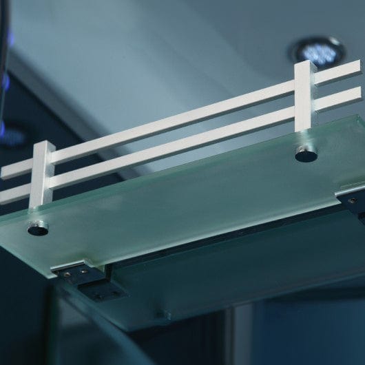 Mesa Showers Mesa WS-802L 1 Person Walk-In Steam Shower - 45"W x 32"D x 85"H (Blue Glass)